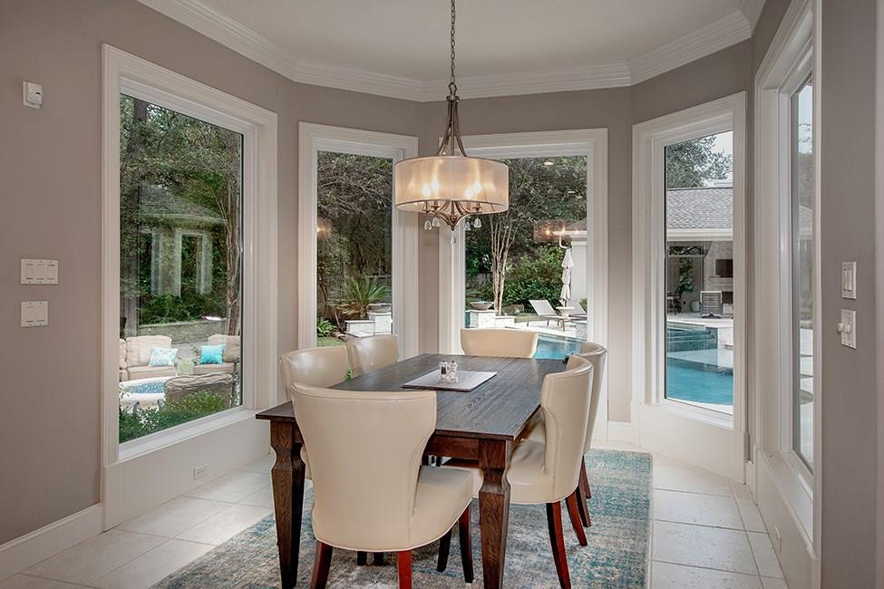 Champion Forest Exteriors showcasing a variety of window styles and configurations designed to complement different rooms and architectural needs.