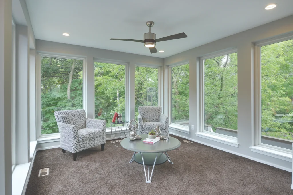 Champion Forest Exteriors team completing a professional window installation backed by their trusted local reputation for quality and service.