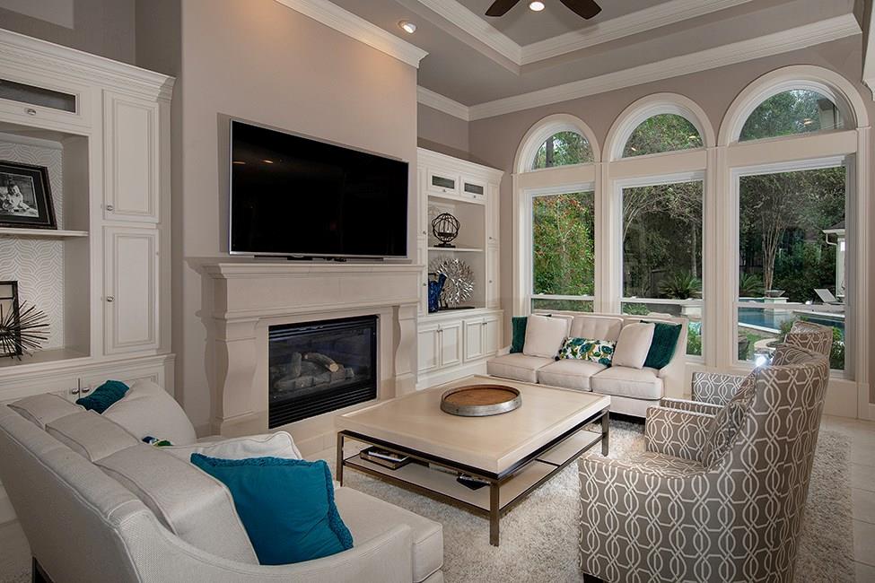 Champion Forest Exteriors installing modern energy-efficient windows to enhance home comfort style and performance.